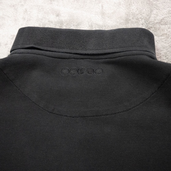 Vintage COOGI Men 2XL XXL Black White Embroidered Logo Polo Short Sleeve Shirt - Picture 5 of 9